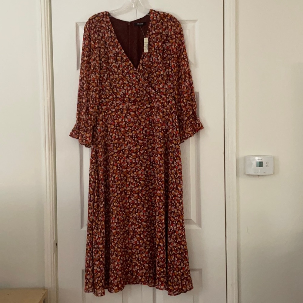 Madewell floral maxi dress 8 NWT